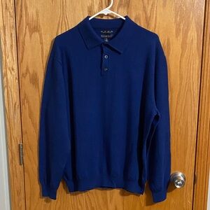 Club Room Estate Merino Navy Sweater